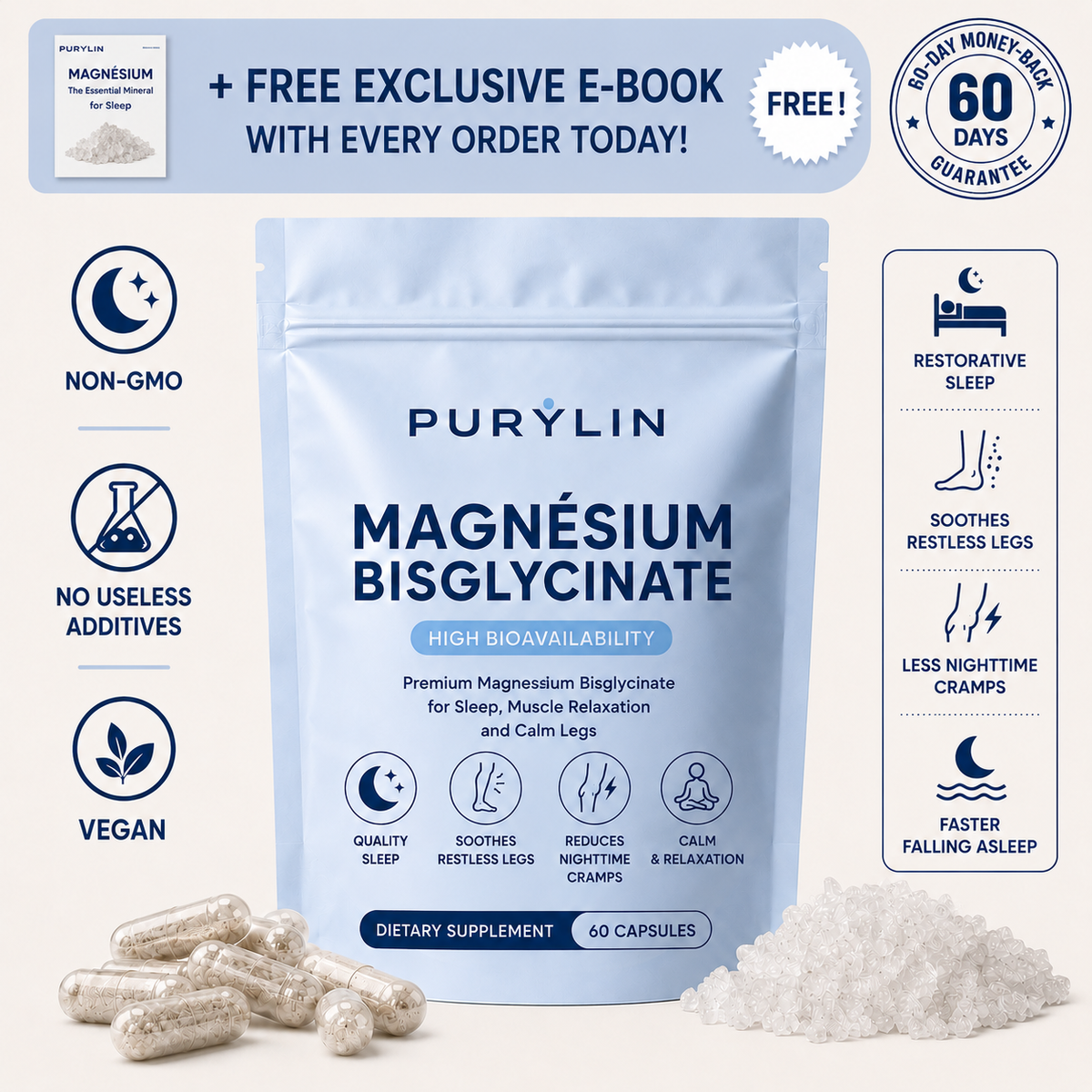 Magnésium glycinate Purylin