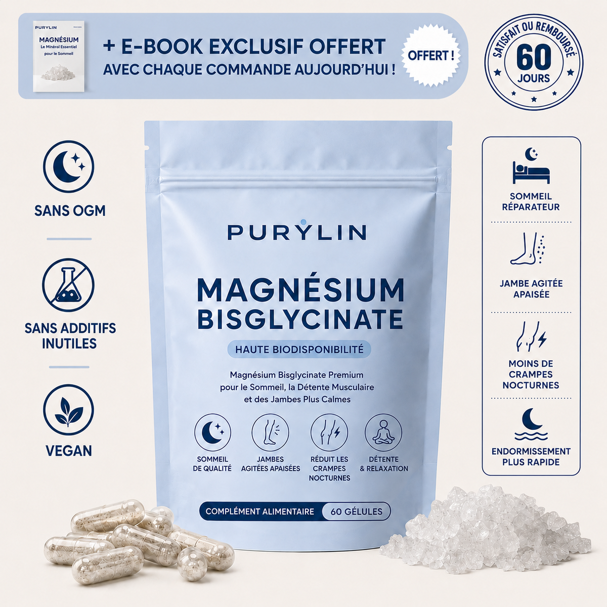 Magnésium glycinate Purylin