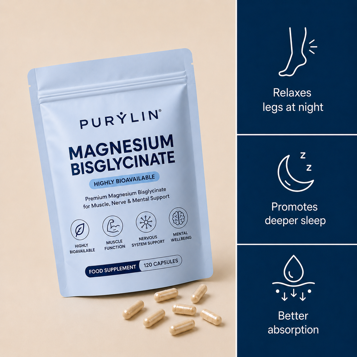 Magnésium glycinate Purylin